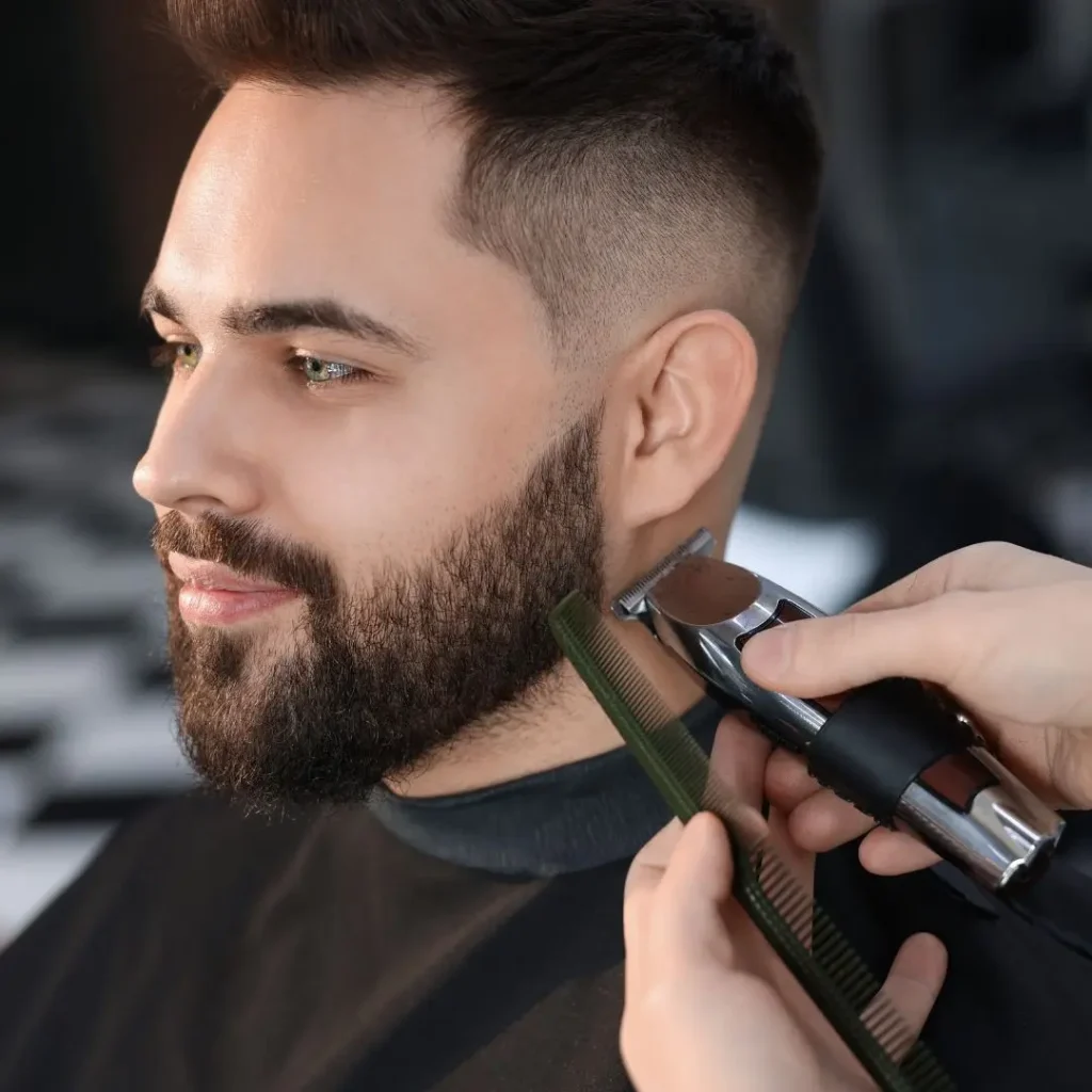 perfilado de barba en Barbería en Cantabria